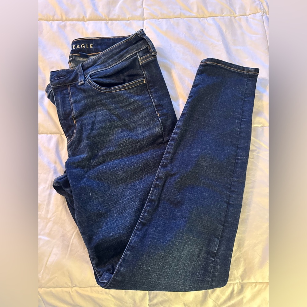 AE Super Stretch Jegging Dark Wash
